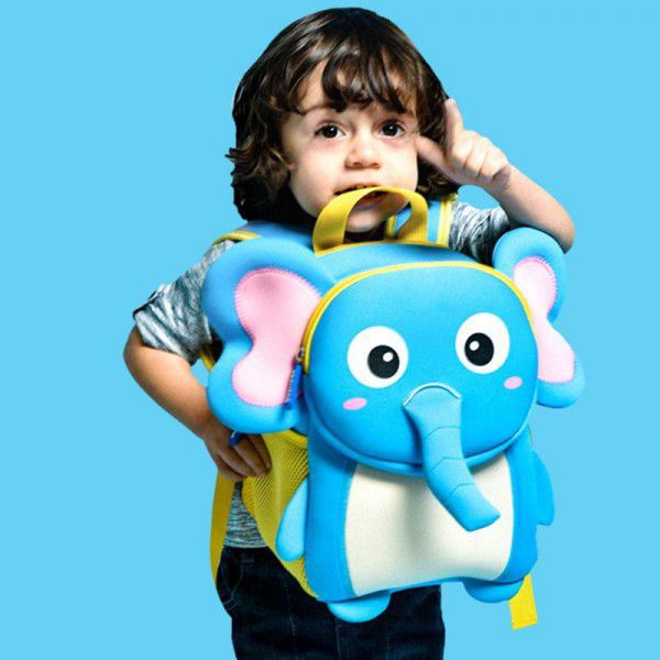 Outdoor Child Baby Cartoon Animal School Backpack Bag Custom Waterproof Fashion Children Baby Neoprene Mini Backpack 