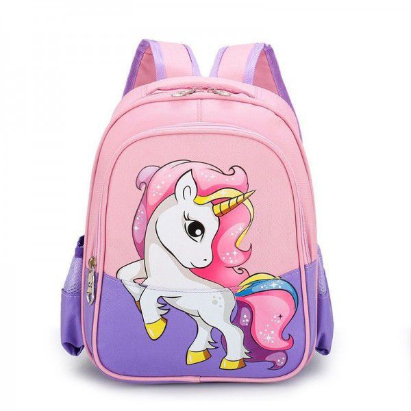 New unicorn kindergarten backpack 3-6 year old cartoon cute dinosaur backpack wholesale