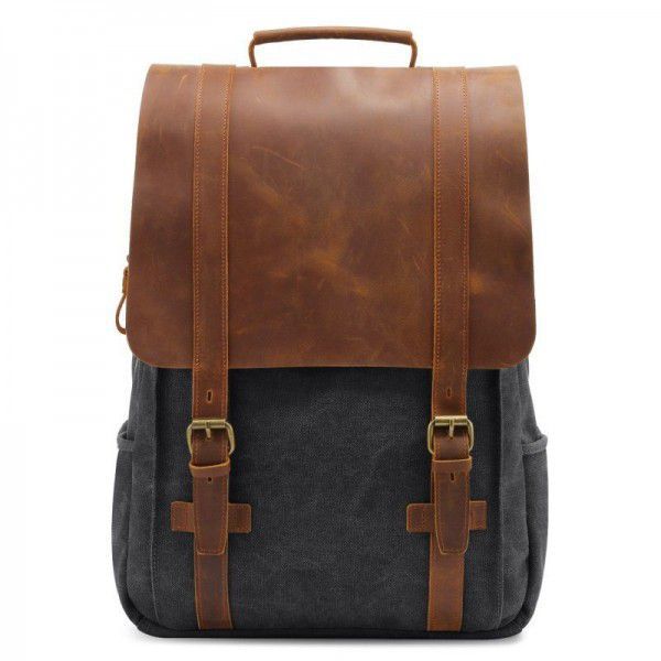 Rucksack hot style retro rucksack backpack mad horse leather backpack leisure computer backpack