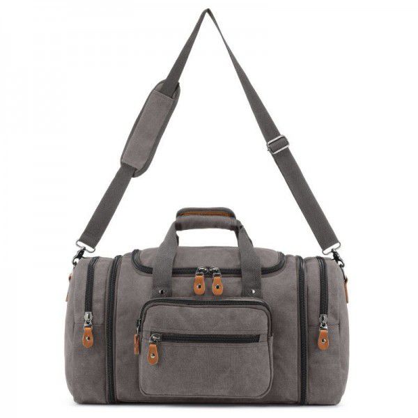 Cross border hot style large capacity carry-on bag canvas single shoulder slant luggage bag travel bag