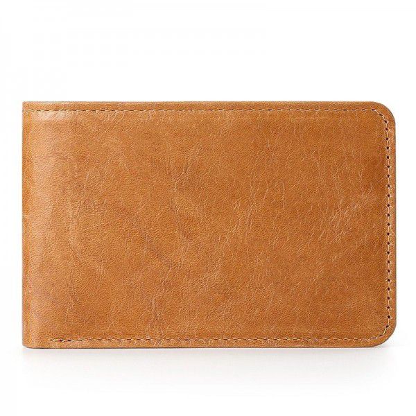 New leather men's wallet for foreign trade