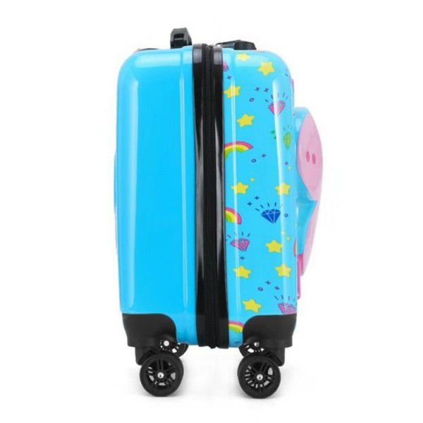 New cartoon children's Trolley Case custom Cardan wheel travel code case waterproof wear-resistant boarding case
