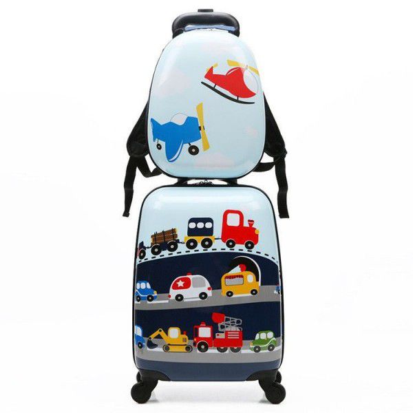 Children's trolley case, schoolbag, 18 inch Cardan wheel, deer, dinosaur suitcase, students' suitcase, mother suitcase can be customized