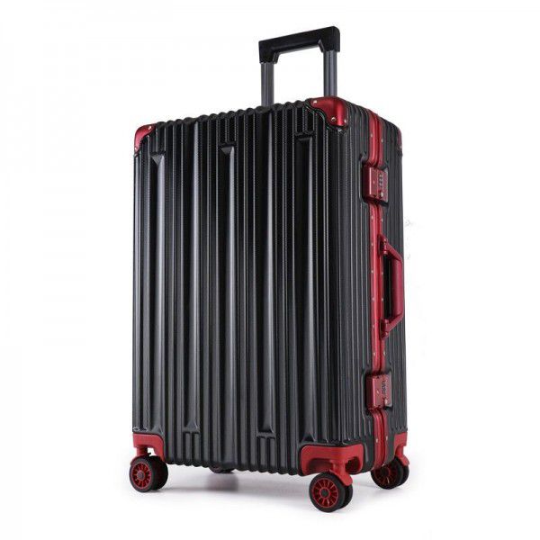 ABS brand aluminum magnesium alloy frame universal wheel pull rod box 16 children's suitcase
