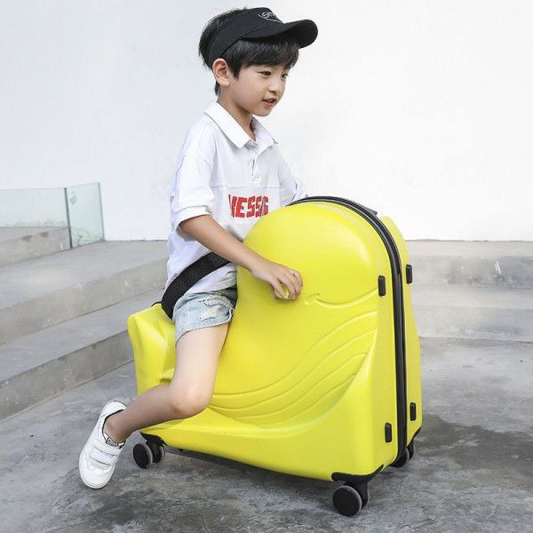 Net red children's trolley case can be mounted in men's suitcase and women's 24 inch Cardan wheel suitcase and 20 inch baby riding suitcase