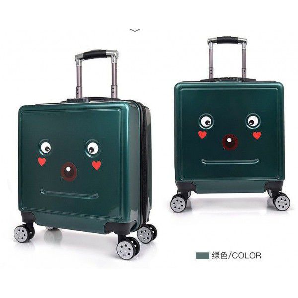 Xiaohuangya children's Trolley Case printed with logo 20 inch luggage suitcase 18 inch universal wheel cartoon board case customization
