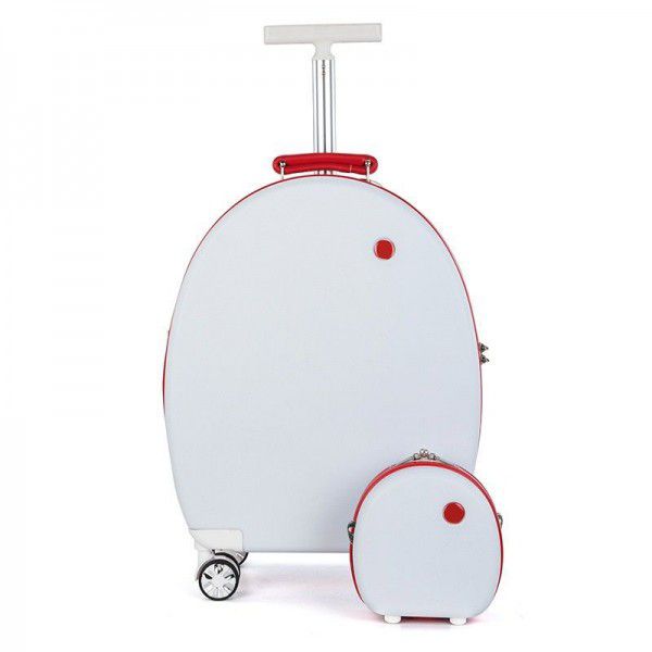 2019 new children's Trolley Case custom round suitcase cute universal wheel boarder case 20 inch one piece
