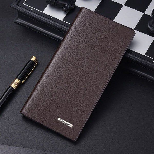 Men's wallet men's fashion brand Korean 2019 new long slim youth personality card bag wallet student trend simple