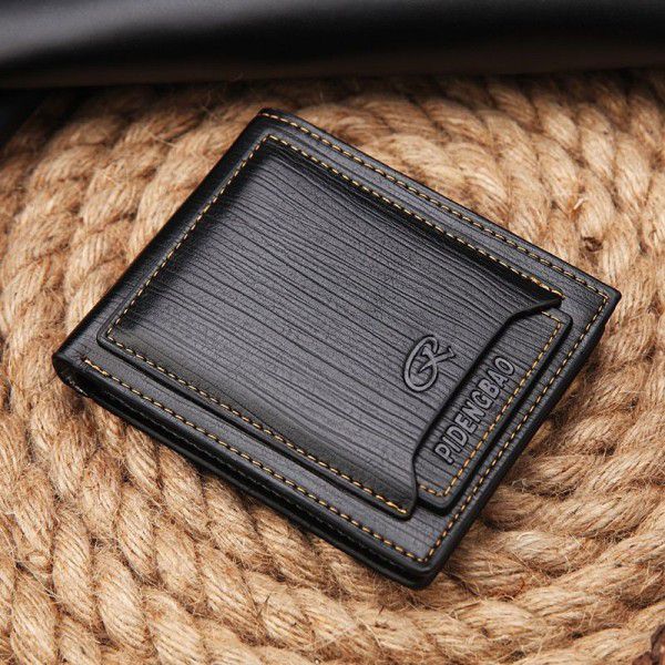 Fast selling men's wallet card insertion certificate with European and American style