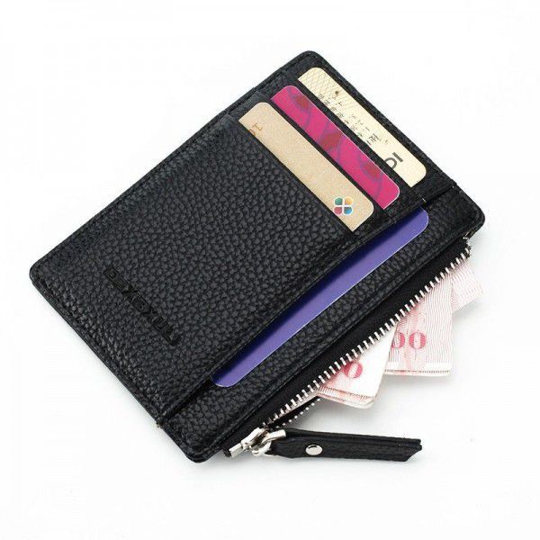 Hot sale men's multi-functional zipper small wallet, Korean version, women's multi-color zero wallet, available