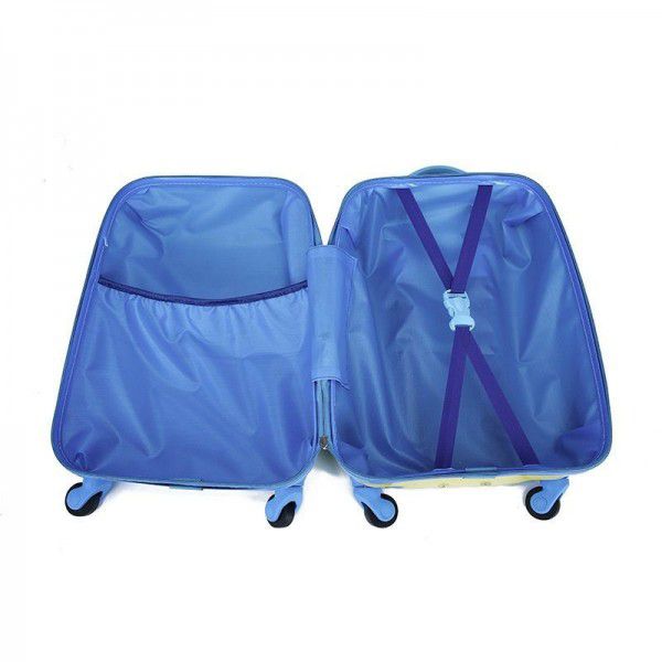 New Korean Version cute cartoon travel Cardan wheel suitcase children's 16 inch trolley case student eggshell schoolbag