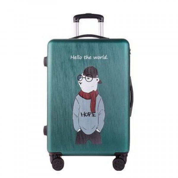 Cartoon children's trolley case, customized wear-resistant suitcase, waterproof 20 inch boarding case, 24 inch one-piece distribution
