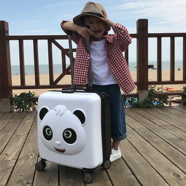 Children's suitcase, suitcase, female Cardan wheel, 20 inch cartoon, suitcase, password box, boarding case, little panda Trolley Case