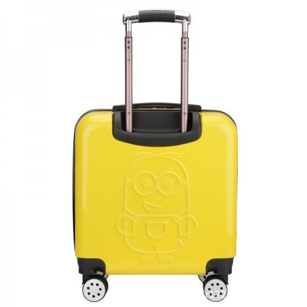 New 3D cartoon 20 inch small yellow man Trolley Case universal wheel 18 inch children's boarding case luggage manufacturer wholesale