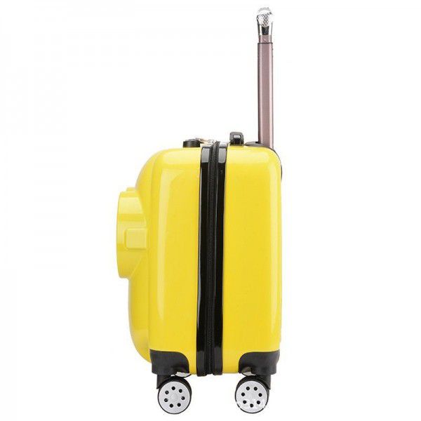 New 3D cartoon 20 inch small yellow man Trolley Case universal wheel 18 inch children's boarding case luggage manufacturer wholesale