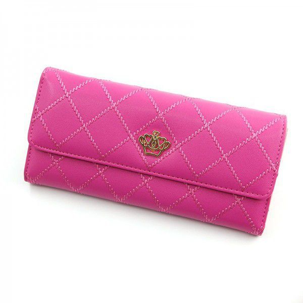 New medium and long Korean women's purse large capacity multi-functional wallet multi card zero wallet