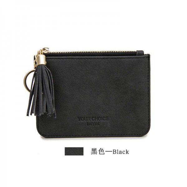 Xiangyin leather goods * women's Mini Purse, zero wallet, women's short Korean student's small fresh thin coin bag