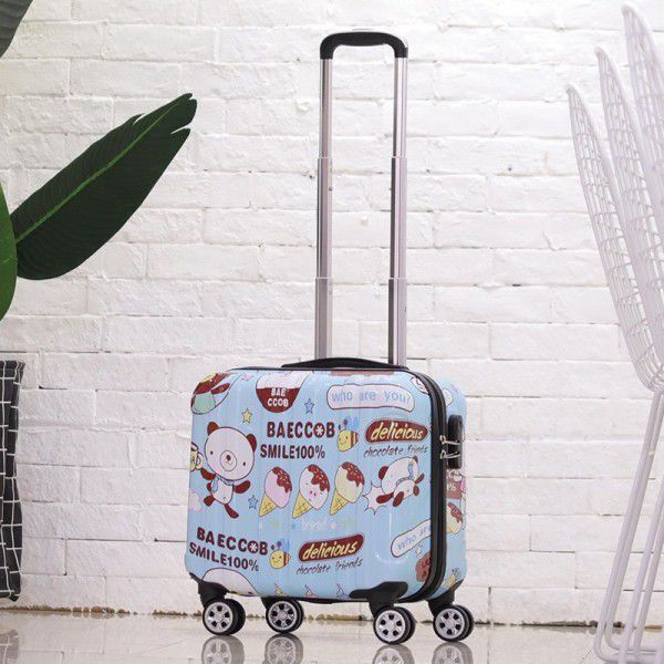 Small suitcase, women's trolley case, one issued on behalf of children's suitcase, mini password box, boarded case wholesale manufacturer