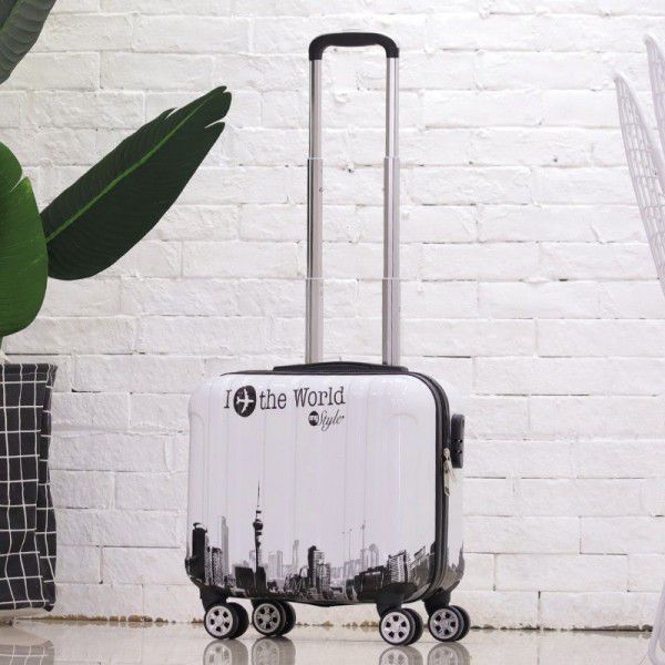Small suitcase, women's trolley case, one issued o...