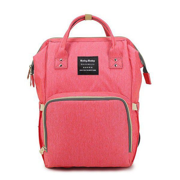 Cross border special purpose pure plain color Mommy bag multi-function storage bag foreign trade Mommy bag fashion out Backpack
