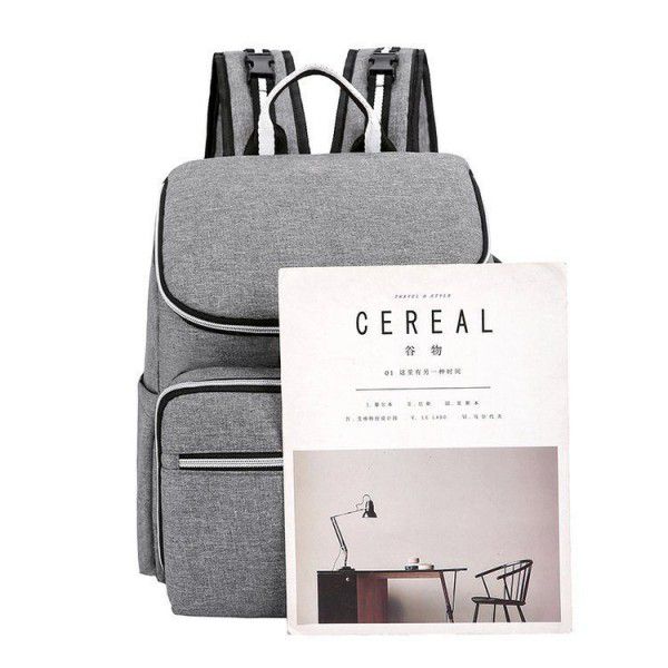 Manufacturers wholesale multi-functional large capacity fashion Mommy bag new out light baby mother and Baby Bag Backpack