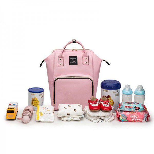 Manufacturer's new double shouldered Mommy bag multi-function large capacity mother baby bag carry out diaper bag baby backpack