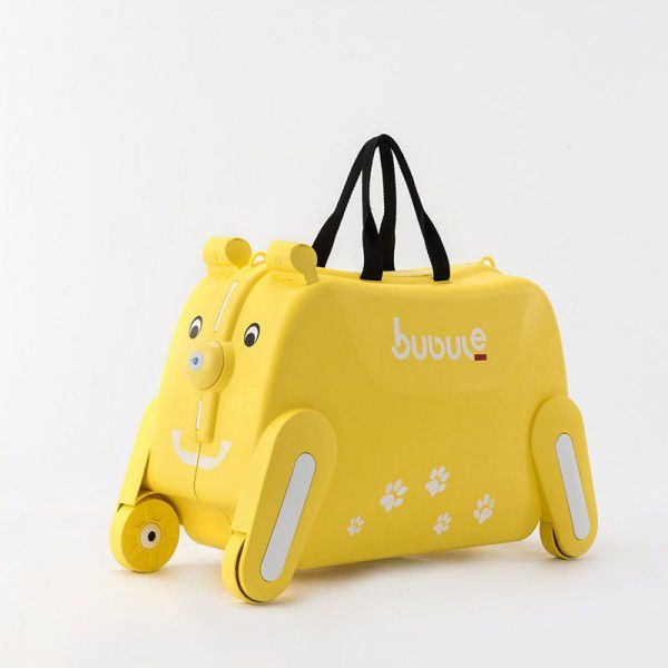 [one hair substitute] bubule children's suitcase 19 inch dog creative lovely suitcase for riding and sitting