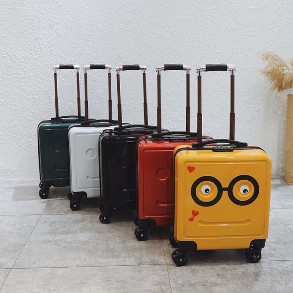 2021 new children's three D suitcase square cartoo...