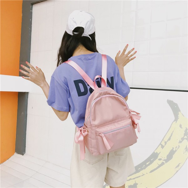 2018 nylon women's backpack Korean women's Backpac...